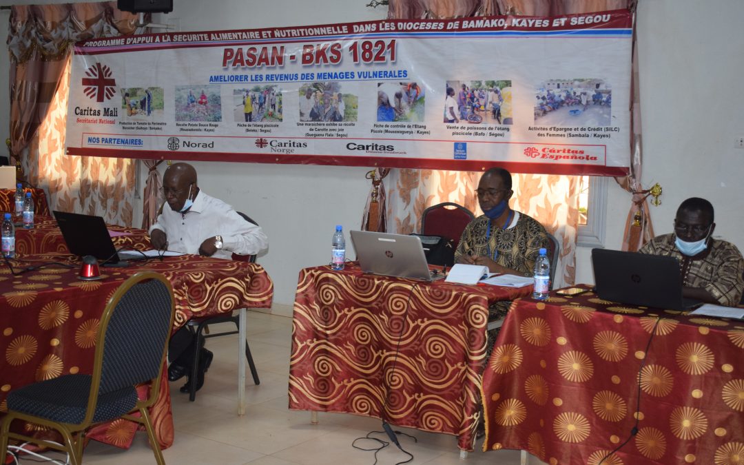 7ème Copil Ordinaire PASAN-BKS 1821 du 20 au 21 octobre 2021 à Bamako.